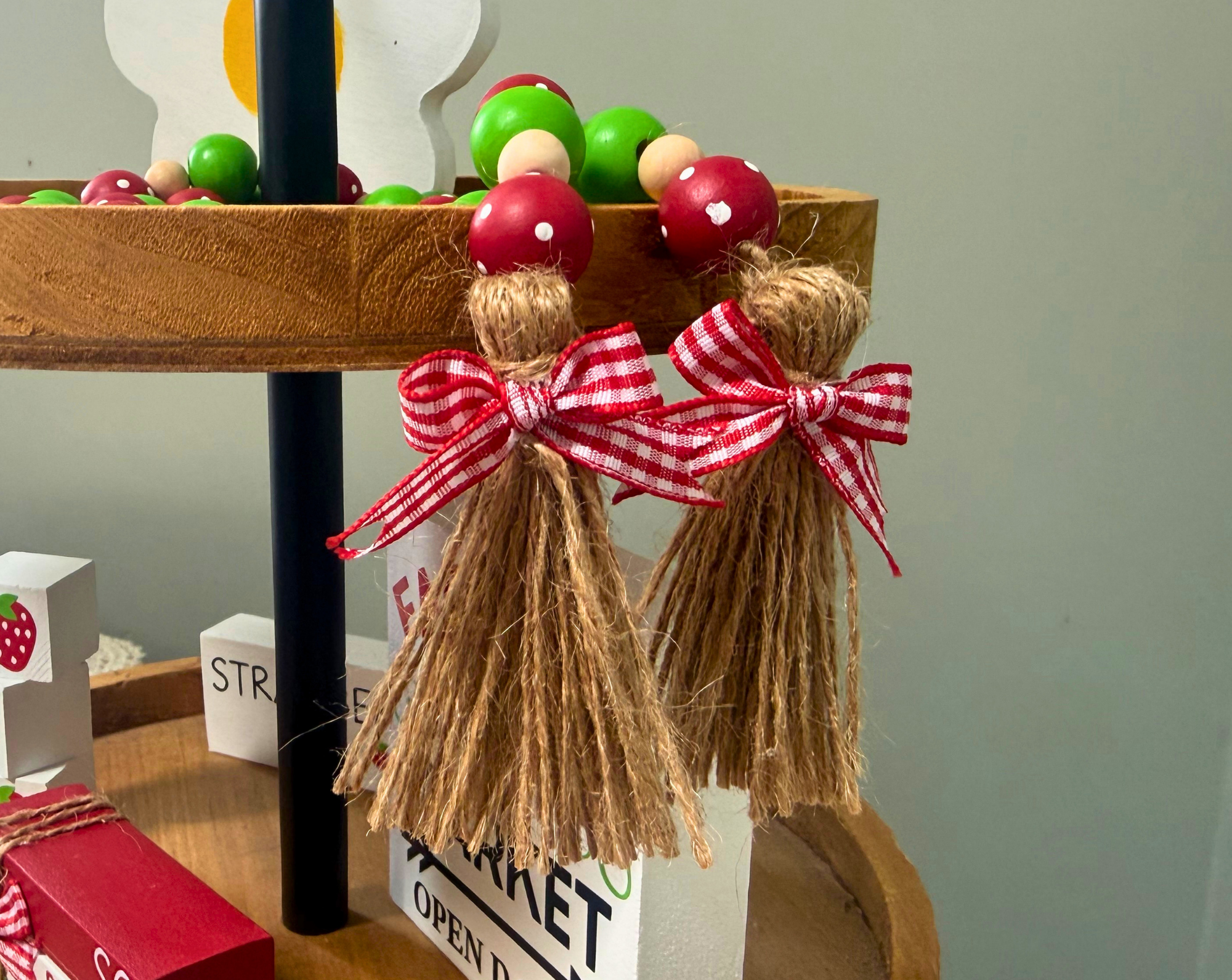 Strawberry Bead Garland