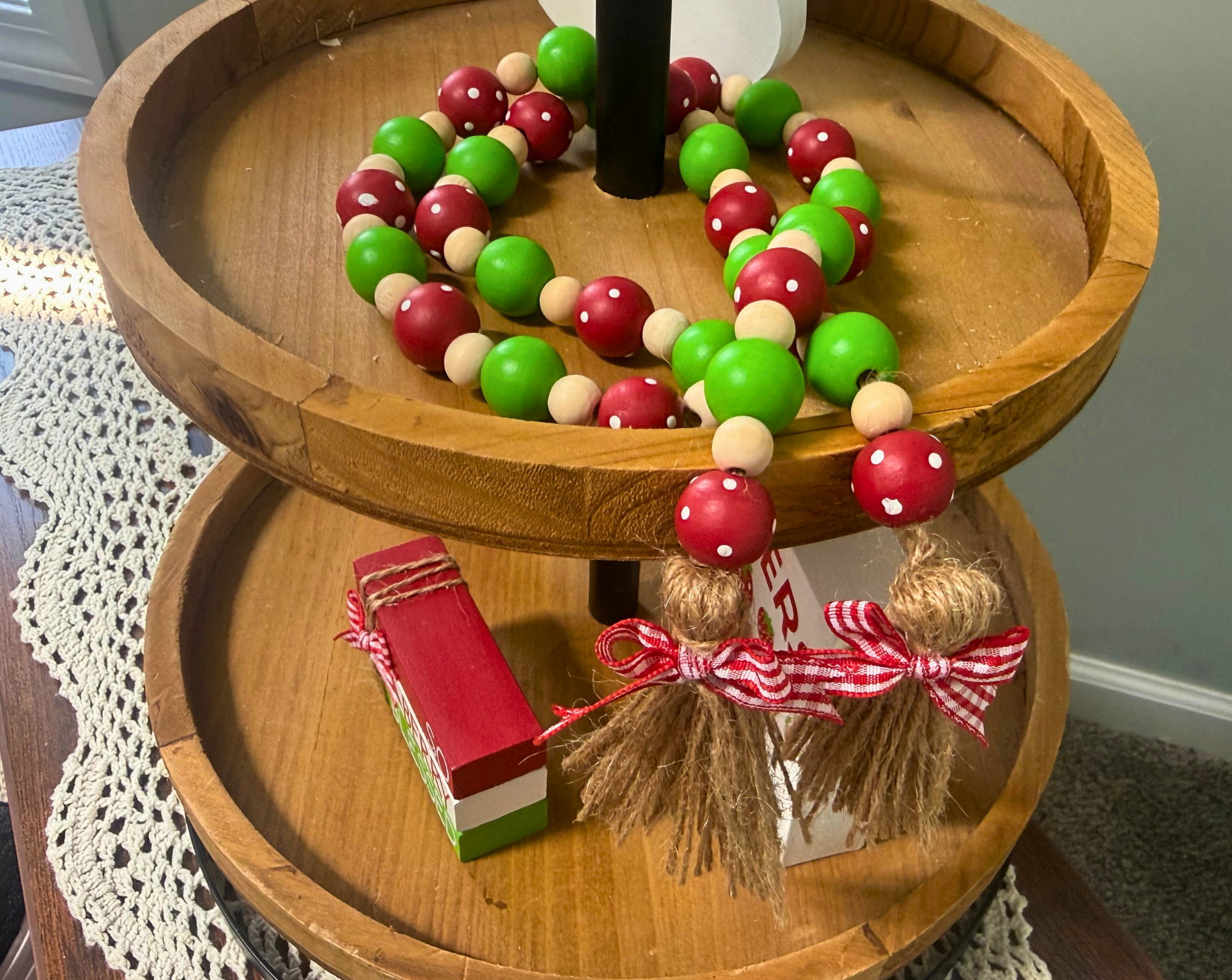 Strawberry Bead Garland