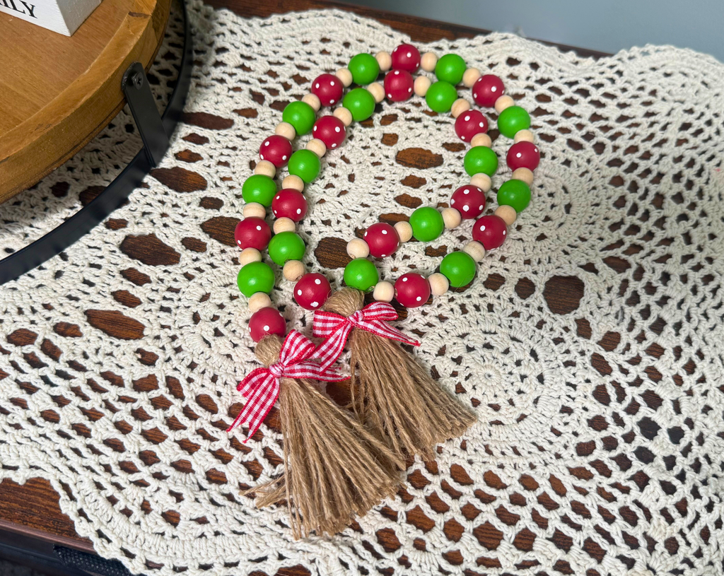 Strawberry Bead Garland