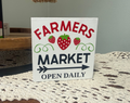 Strawberry Farmer's Market Shelf Sitter