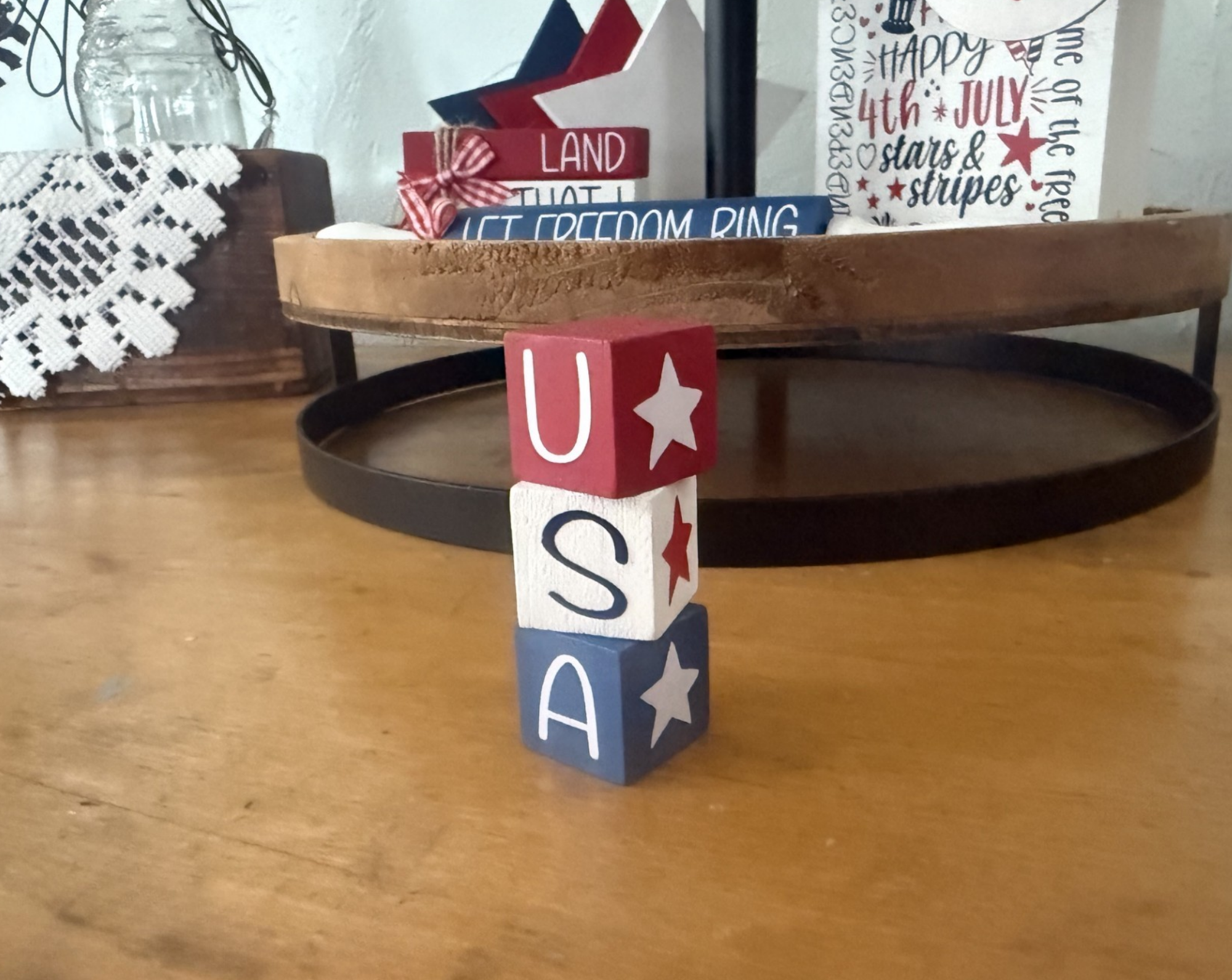 MINIATURE "USA" Blocks