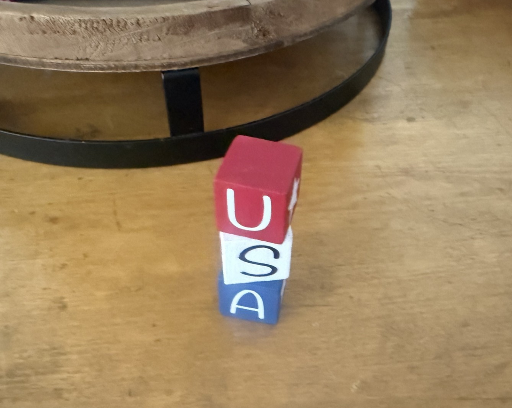 MINIATURE "USA" Blocks