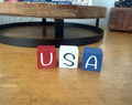 MINIATURE "USA" Blocks