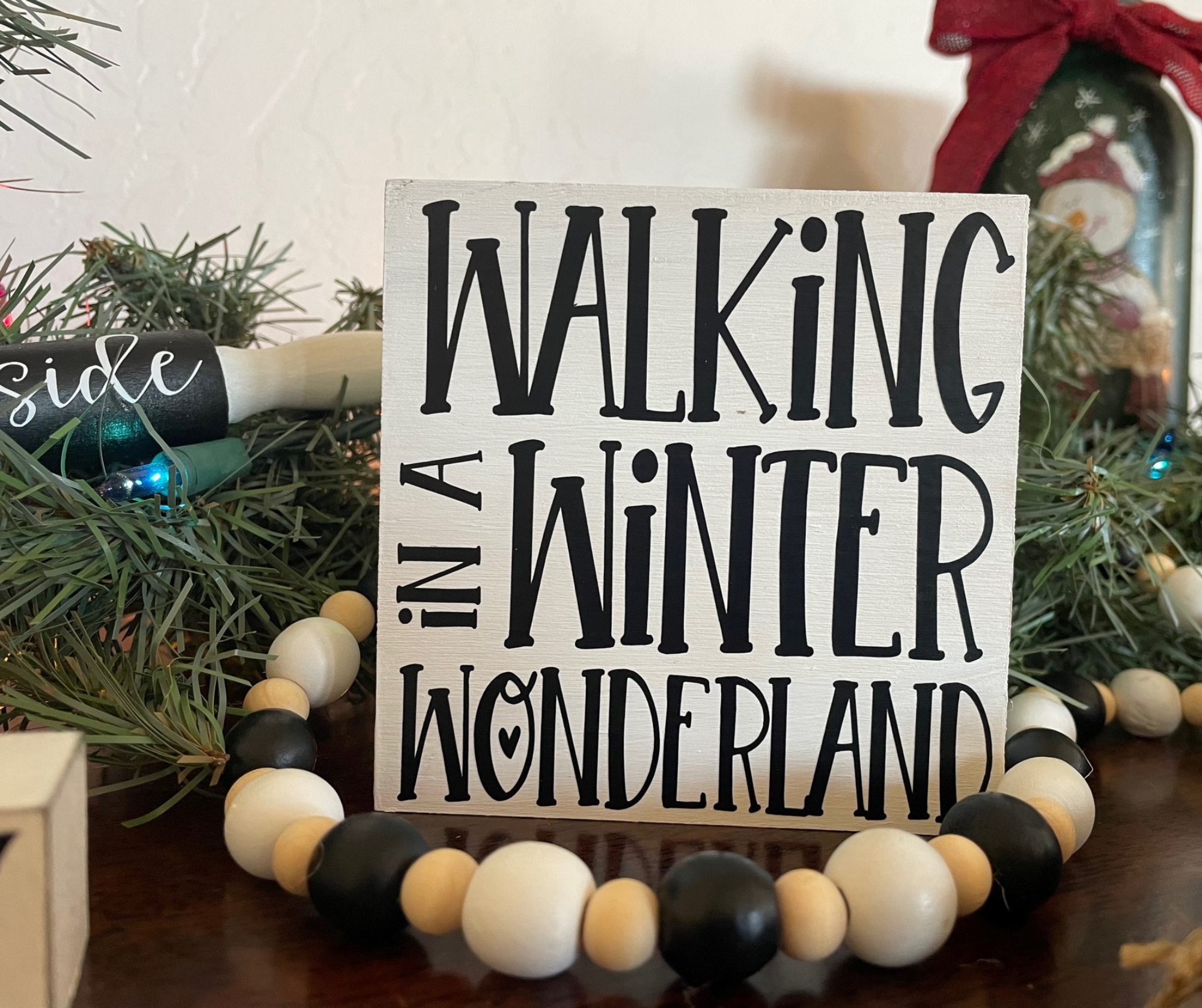Walking In a Winter Wonderland Shelf Sitter