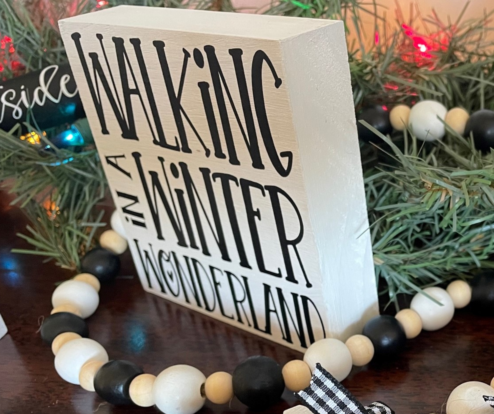 Walking In a Winter Wonderland Shelf Sitter